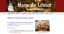 Desktop Screenshot of hansdelouter.nl